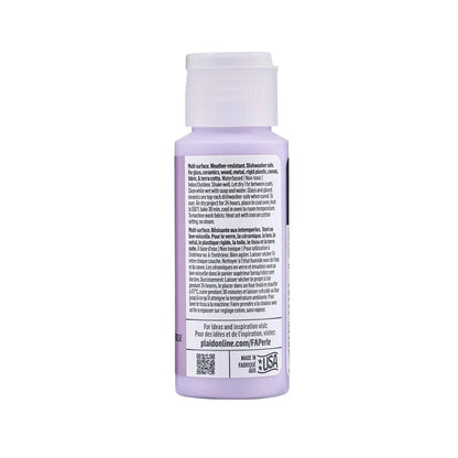 FolkArt Perle Acrylic Paint - Lavender Fog (2 oz Bottle)
