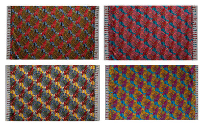 Split Leaf Sarong with Fringes