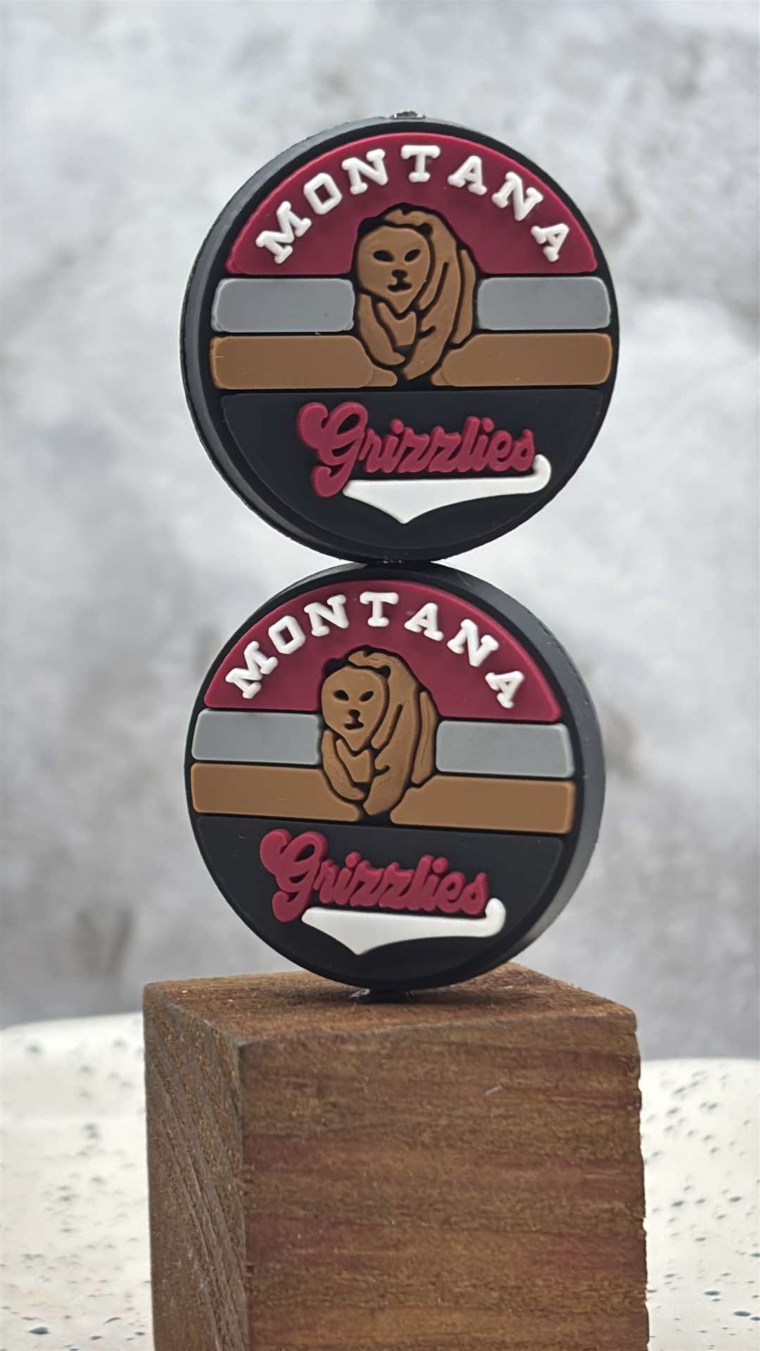 College - Montana Grizzlies PVC Focal - 5 Count