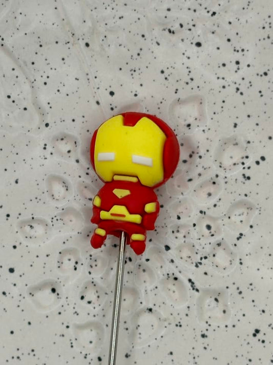 0204 - Marvel - Ironman - 3D Silicone Topper