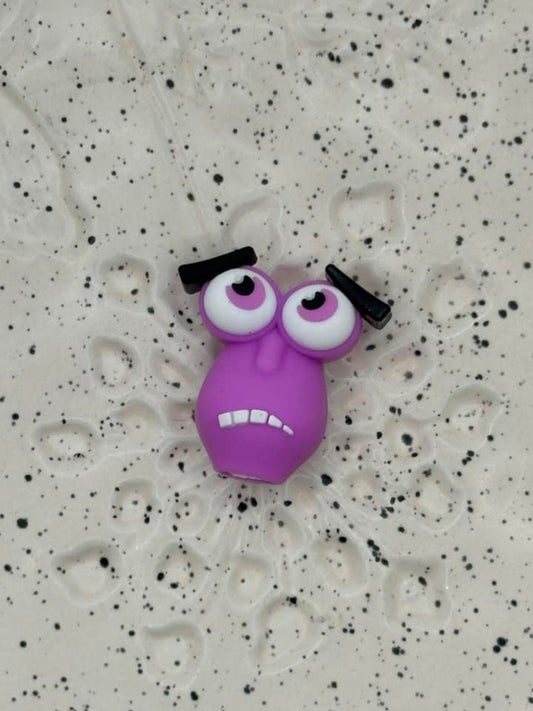 0211 - Movie - Pixar - Inside Out - Fear 3D Silicone Topper