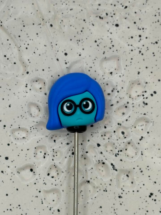 0209 - Movie - Pixar - Inside Out - Sadness 3D Silicone Topper