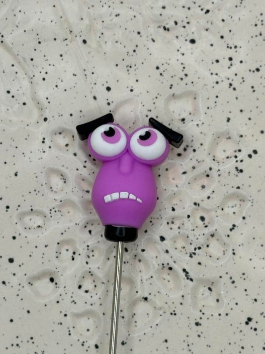 0211 - Movie - Pixar - Inside Out - Fear 3D Silicone Topper