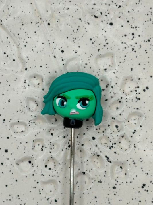 0215 - Movie - Pixar - Inside Out - Disgust 3D Silicone Topper