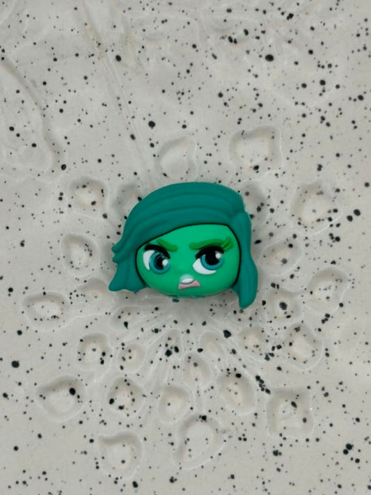 0215 - Movie - Pixar - Inside Out - Disgust 3D Silicone Topper