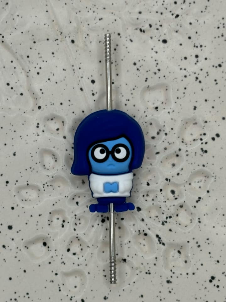 0194 - Movie - Pixar - Inside Out - Sadness 3D Silicone Focal