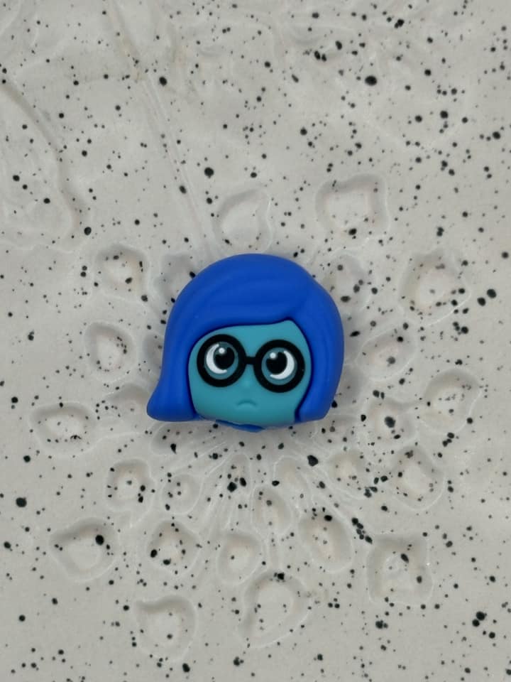 0209 - Movie - Pixar - Inside Out - Sadness 3D Silicone Topper
