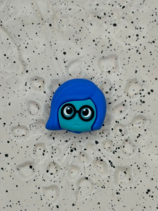 0209 - Movie - Pixar - Inside Out - Sadness 3D Silicone Topper