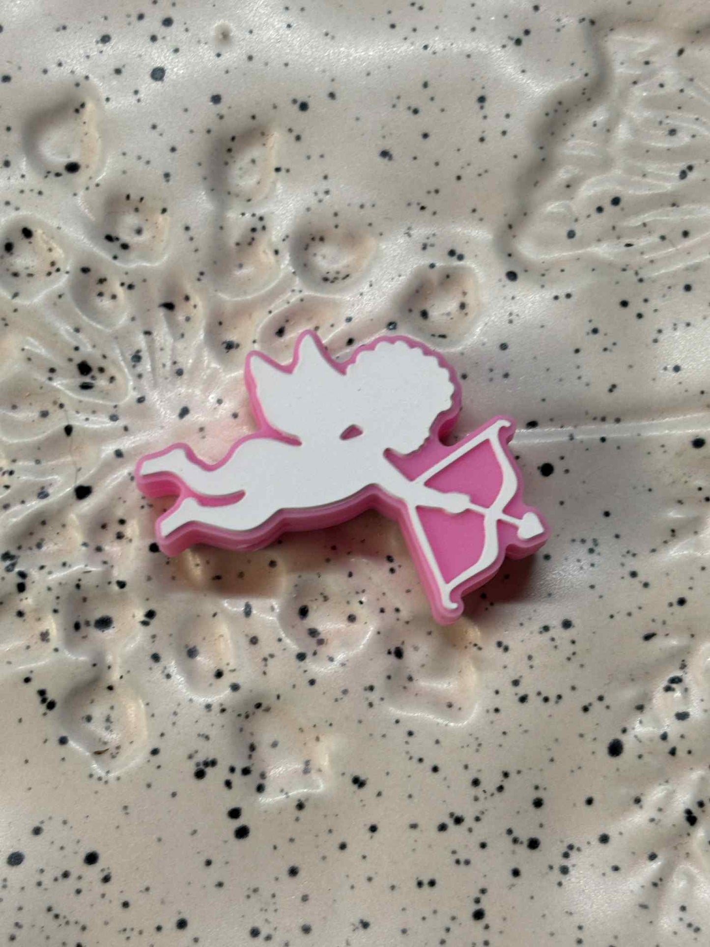 Valentine - Cupid Pink Silicone Focal 7503 - 5 Count