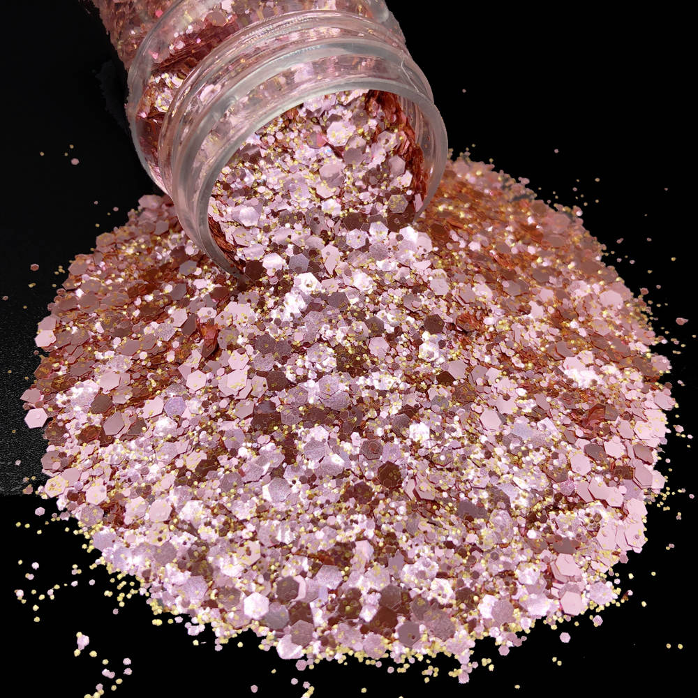 Glitter - Rose Gold Gold Chunky 1 oz