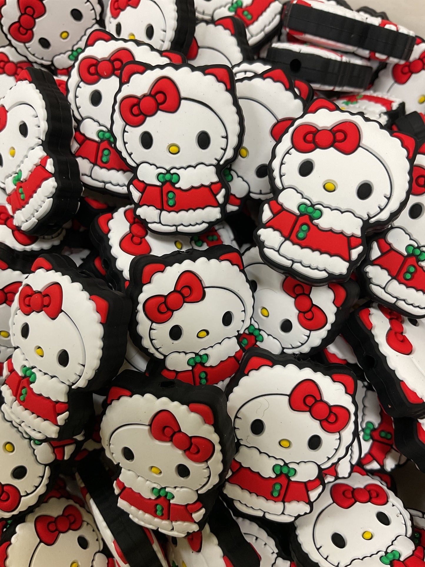 PublicHelloKitty Christmas Silicone Focal