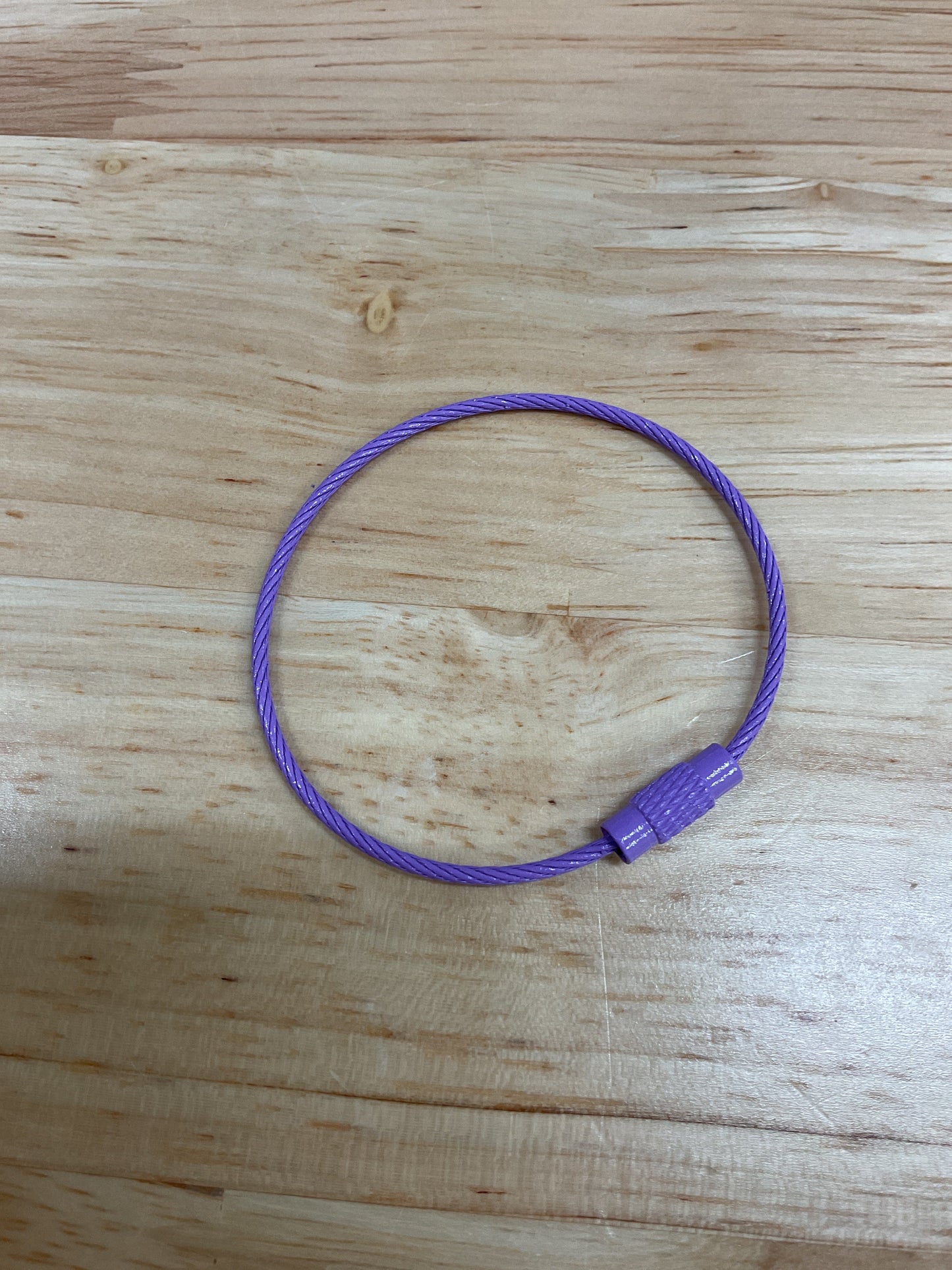 Steel Wire Keyring Steel Cable - 15cm - 1 piece