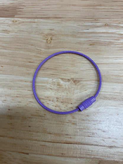 Steel Wire Keyring Steel Cable - 15cm - 1 piece