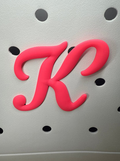 RDBOGGLETS -  Decorative Alphabet Lettering Accessories Compatible with Bogg Bags- Personalize your Tote Bag with Alphabet Letters