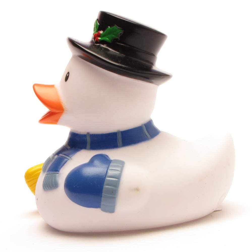 Rubber duck snowman - rubber duck