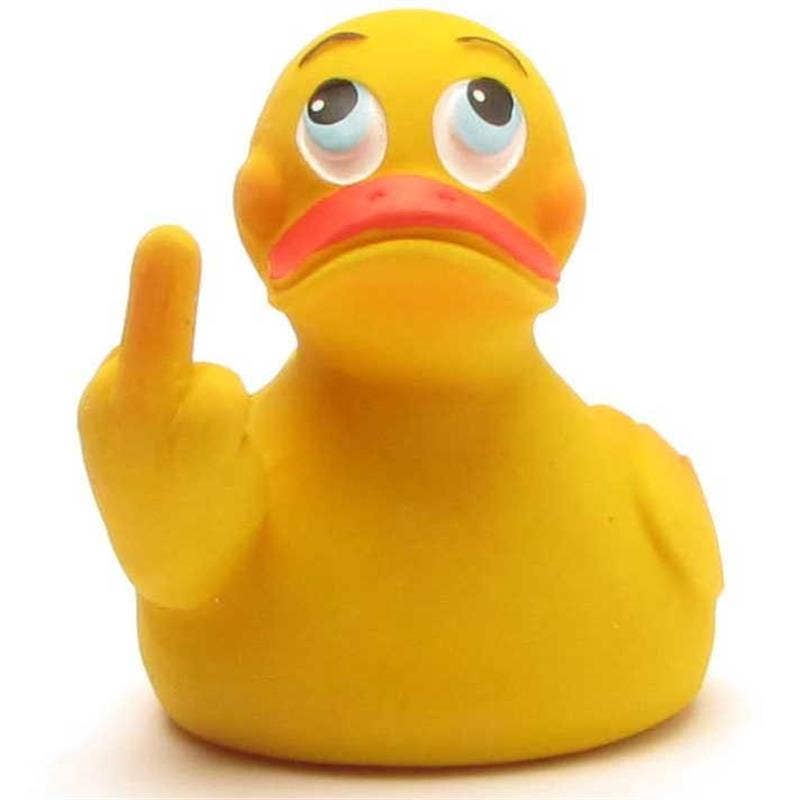 Rubber Duck Stinkefinger “Siggi” - rubber duck