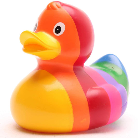 Happe Rainbow Bath Duck - Rubber Duck
