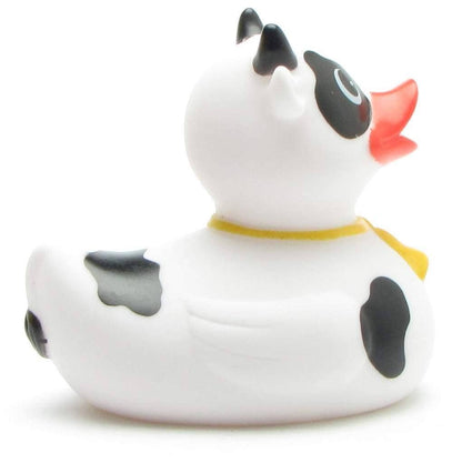 Rubber duck black and white cow - rubber duck