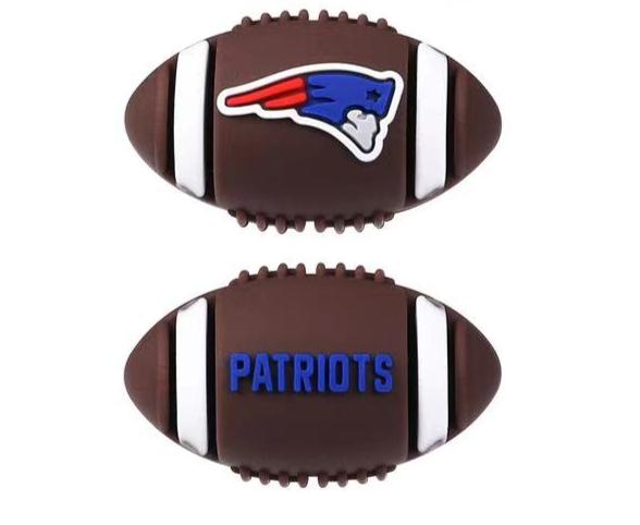 0108 - Football - 3D Football New England Patriots Silicone Focal