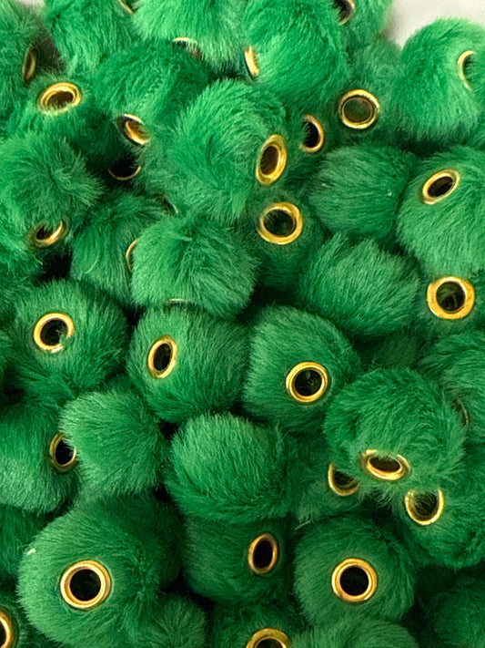 Fuzzy Spacers Bead - 12mm - 10 pack