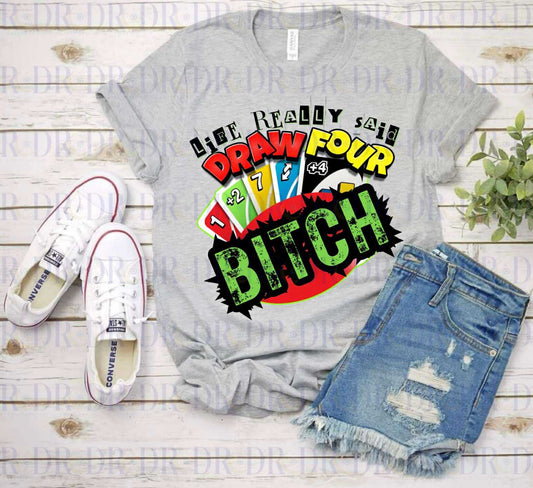 LIfe Really Said Draw Four Png