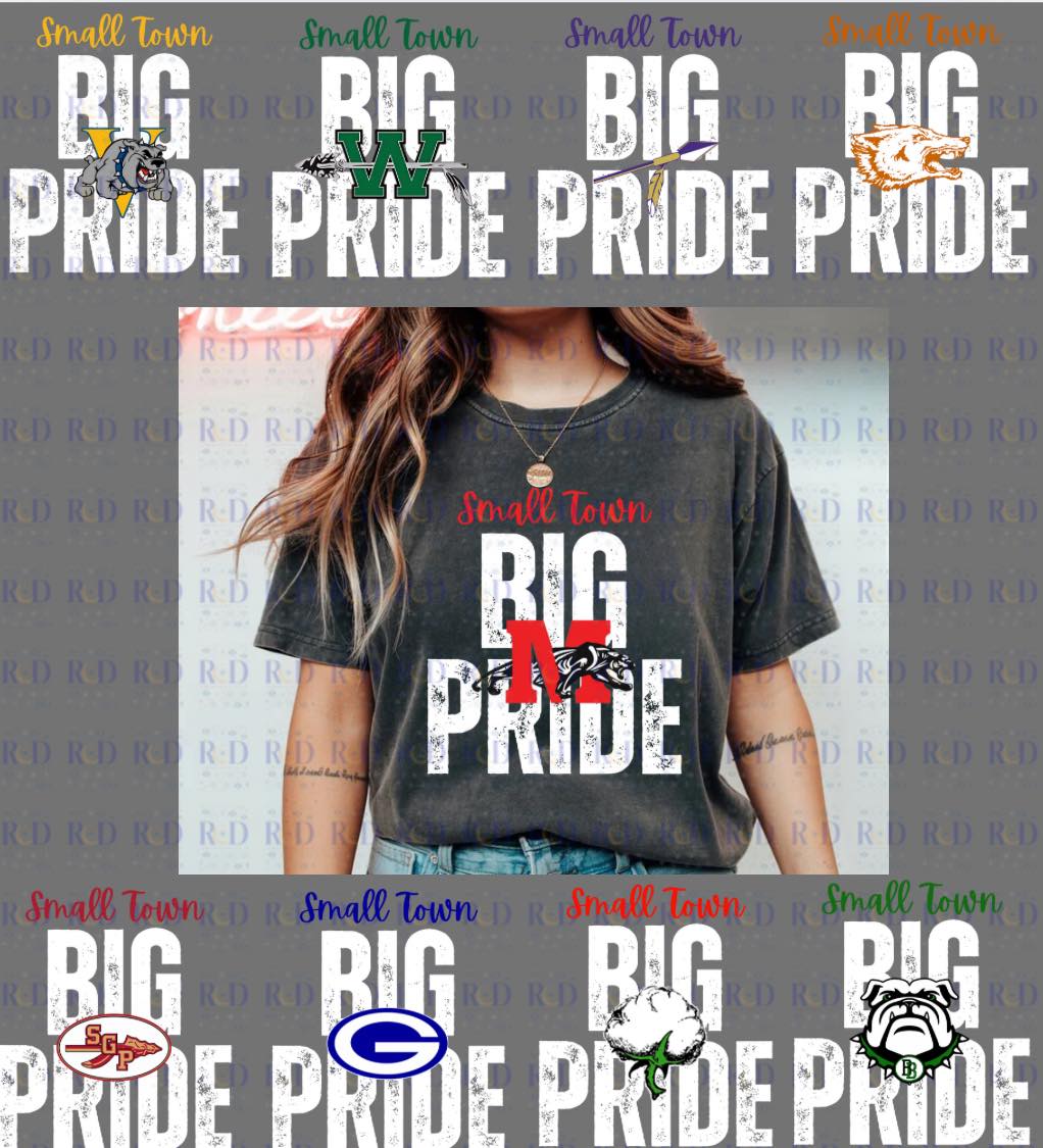 Small Town Big Pride School PNG's