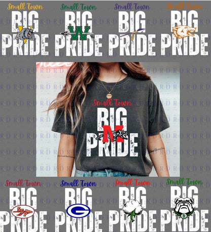 Small Town Big Pride School PNG's