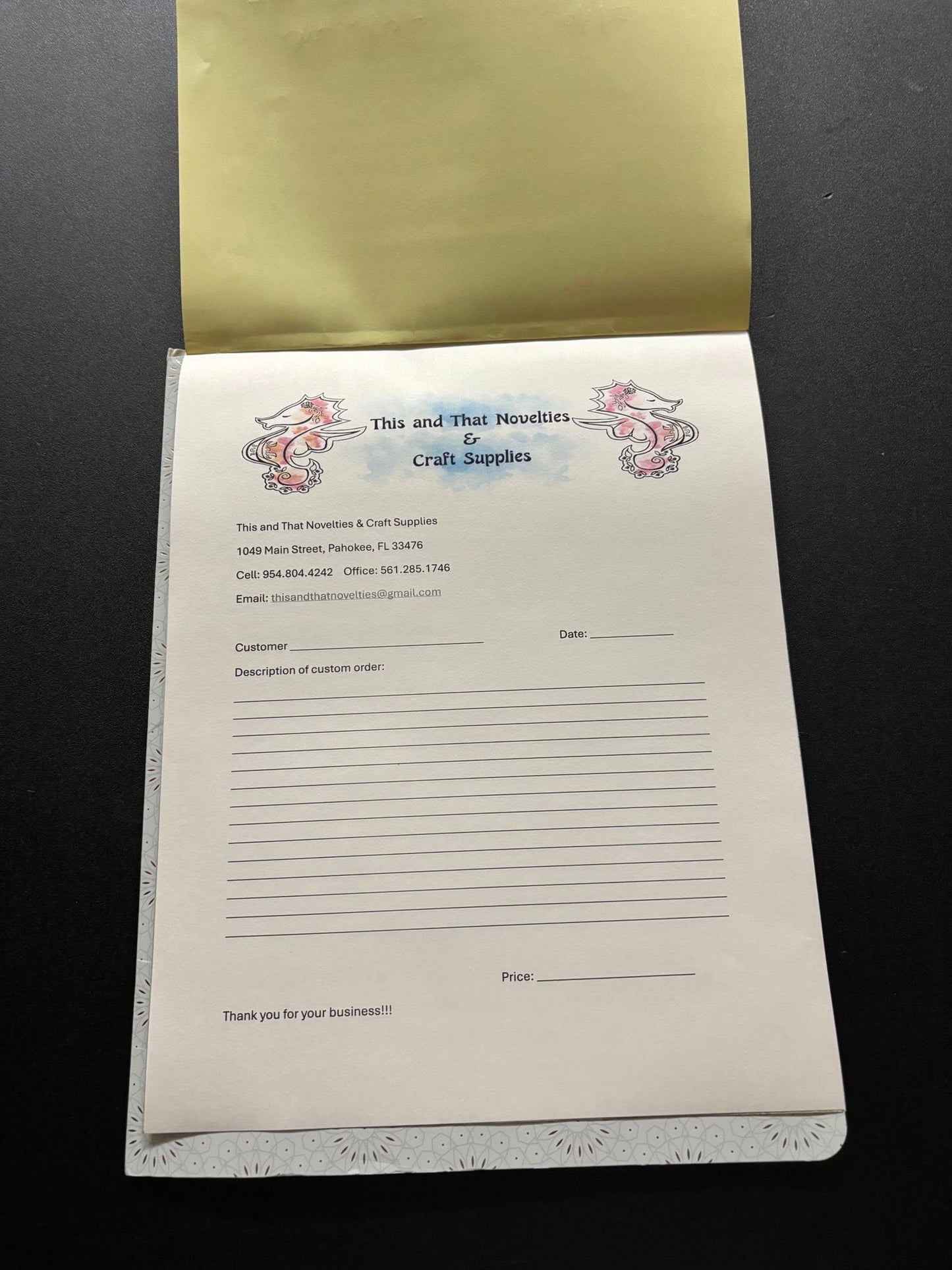 2 Part NCR Custom Forms