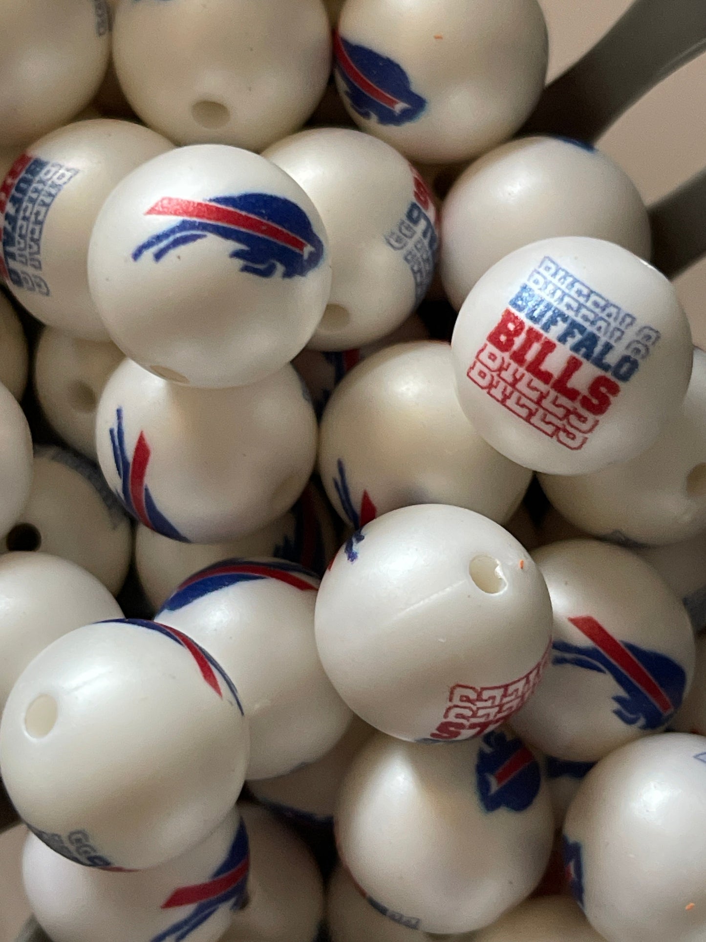 Acrylic Team  Double Sided Bead - 16mm - RD Creations Exclusive