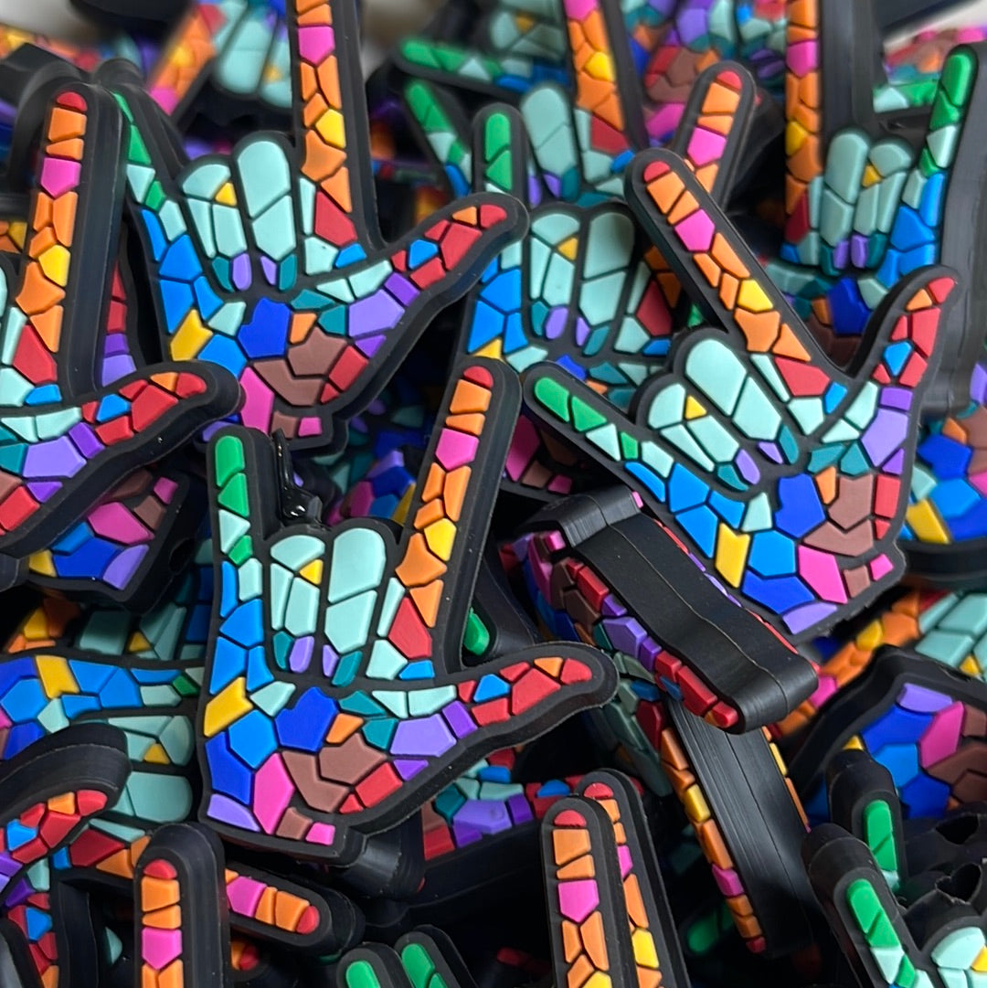 I Love You ASL PVC Focal - RD Creations Exclusive