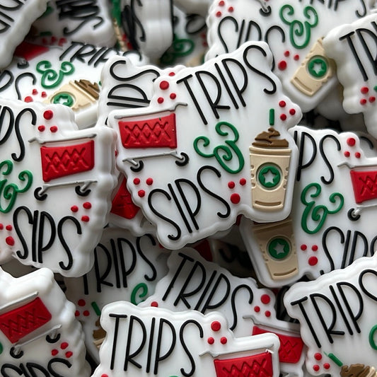 Trips & Sips Silicone Bead