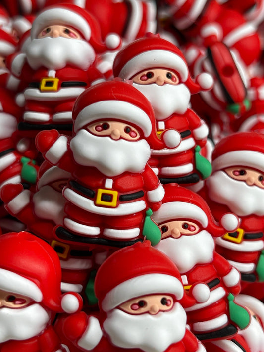 Santa Claus 3D Silicone Focal