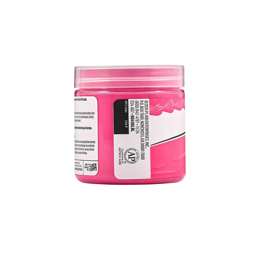 FolkArt Super Thick Acrylic Paint - Medium Pink (4 oz Bottle)