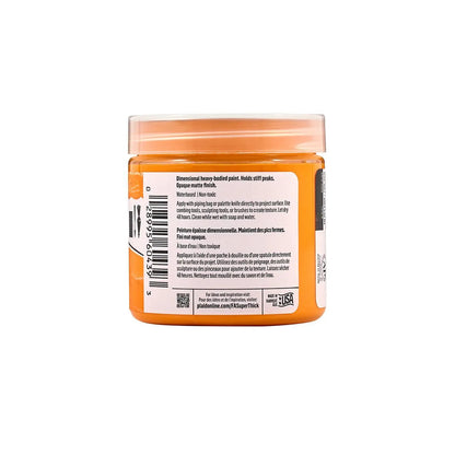 FolkArt Super Thick Acrylic Paint - Orange (4 oz Bottle)