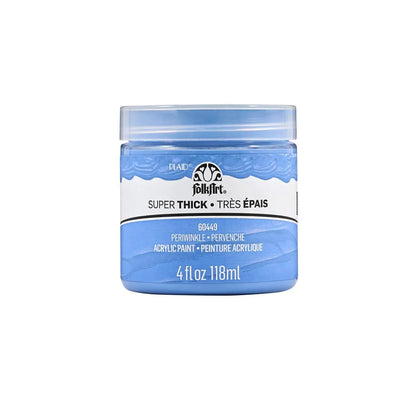 FolkArt Super Thick Acrylic Paint - Periwinkle (4 oz Bottle)
