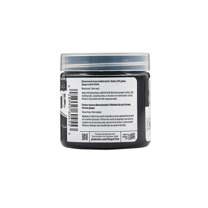 FolkArt Super Thick Acrylic Paint - Black (4 oz Bottle)