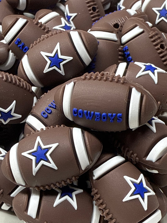 PublicCowboys 3D Football Silicone Focal