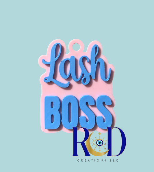 Lash Boss Ready to Ship NFC Weblink Keychain -3D Printed Social Media Scan Tag for Content Creators and Businesses