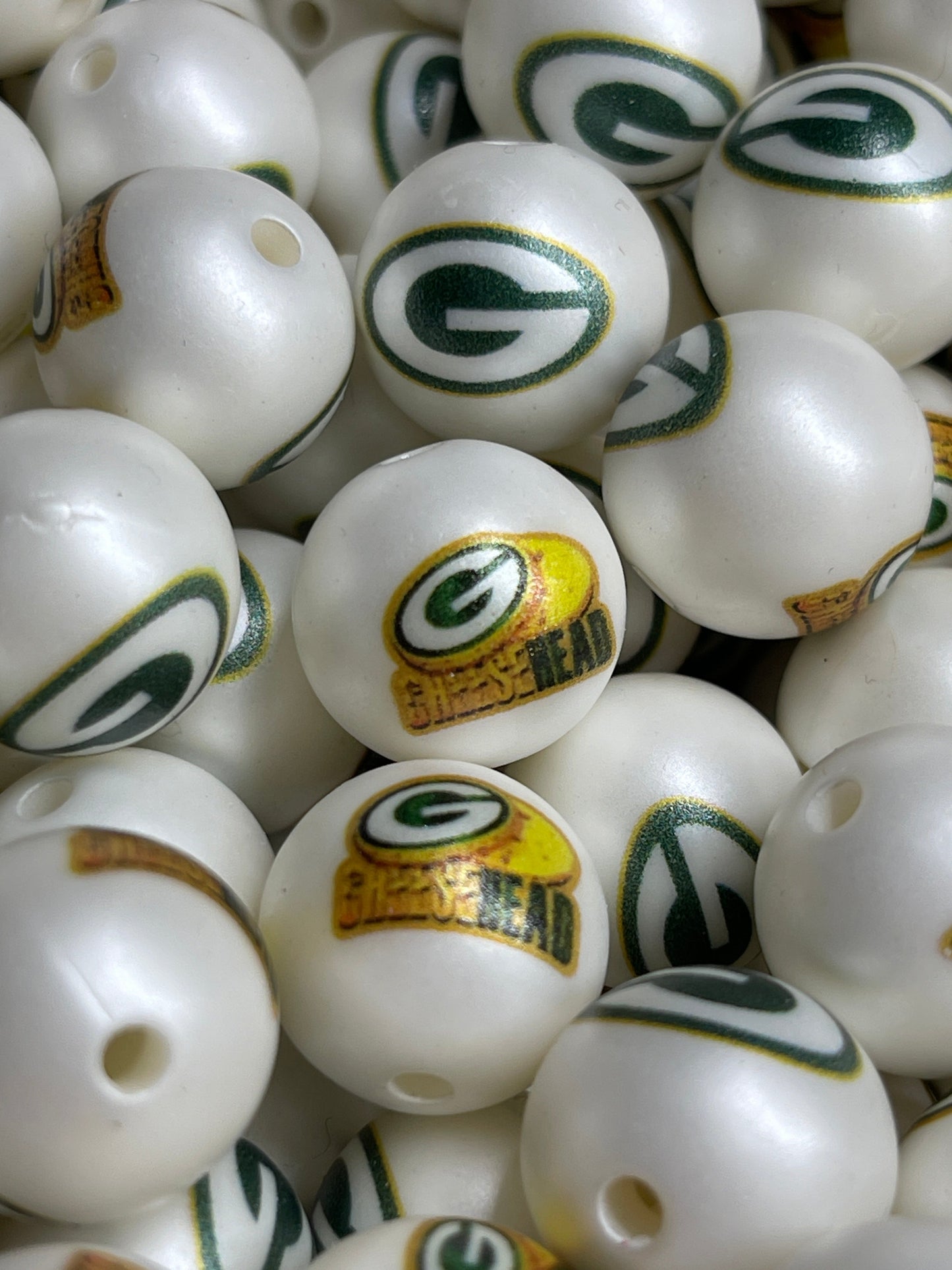 Acrylic Team  Double Sided Bead - 16mm - RD Creations Exclusive