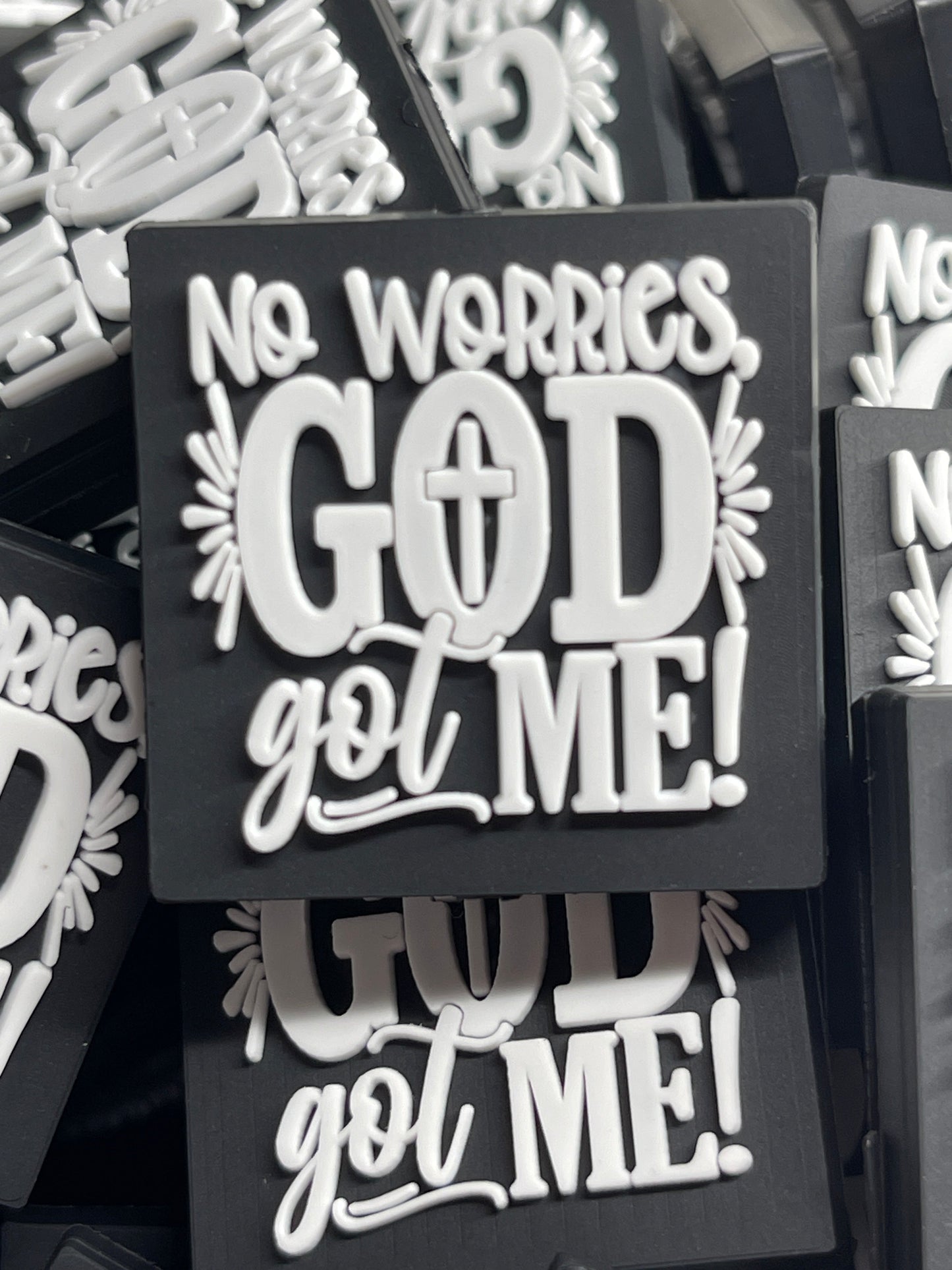 No Worries GOD got ME PVC Focal- RD Creations Exclusive