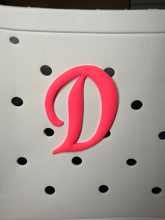 RDBOGGLETS -  Decorative Alphabet Lettering Accessories Compatible with Bogg Bags- Personalize your Tote Bag with Alphabet Letters