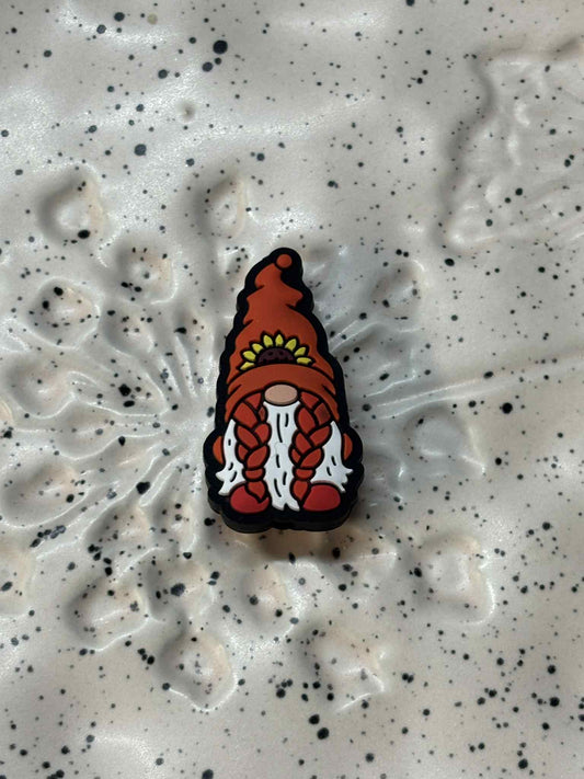 Gnome Girl Sunflower Silicone Focal 0304