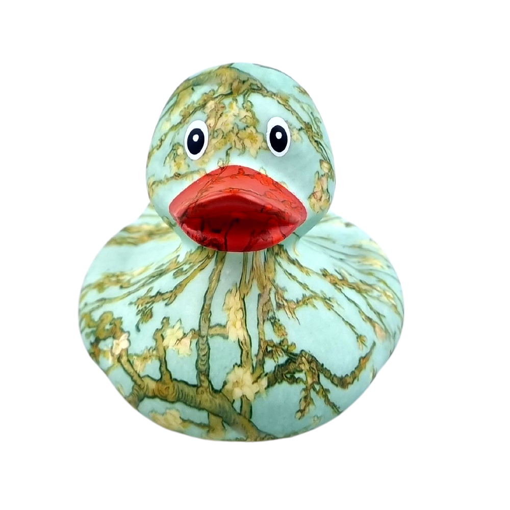 Rubber Duck Almond Blossom - Van Gogh