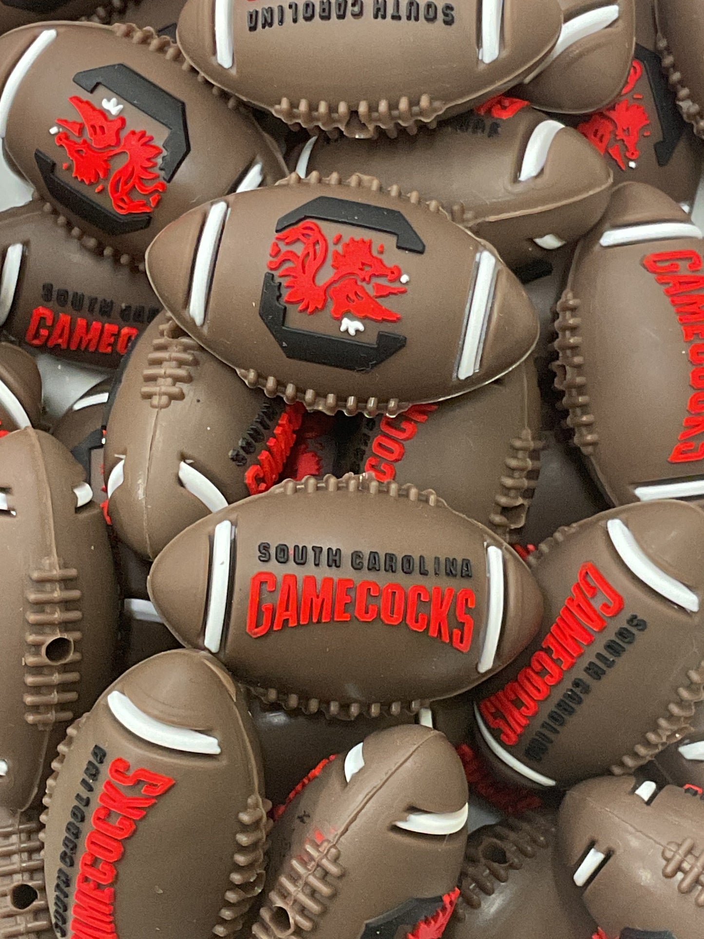 RDGamecocks 3D Football Silicone Focal
