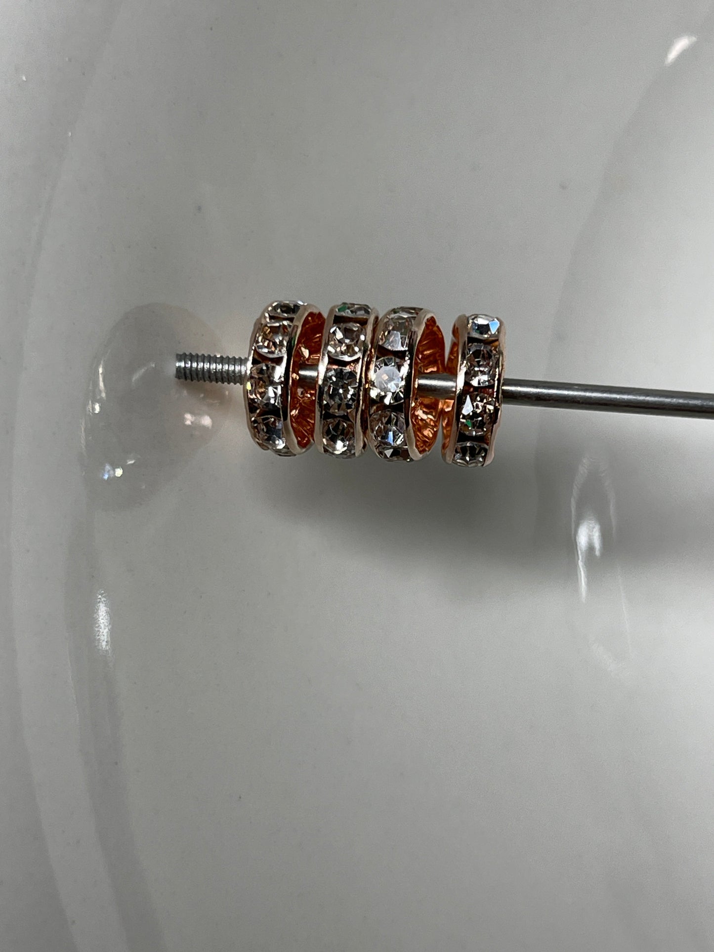 Round Colored Spacers 10mm 50 pieces