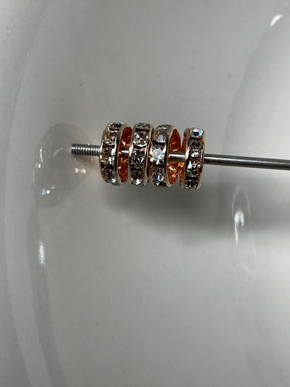 Round Colored Spacers 10mm 50 pieces