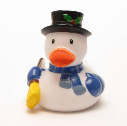 Rubber duck snowman - rubber duck