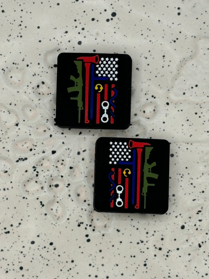 First Responder Flag Silicone Focal 0288