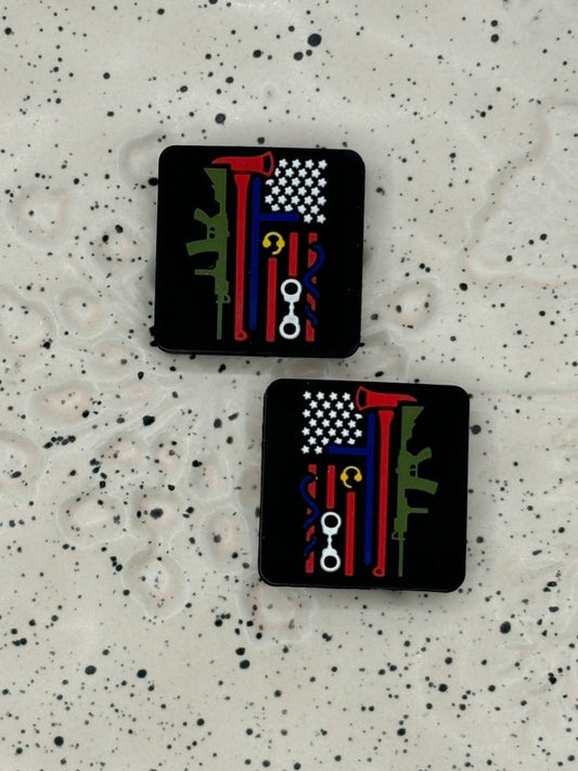 First Responder Flag Silicone Focal 0288