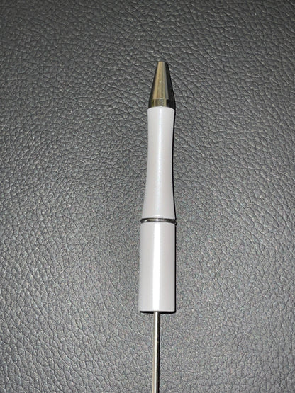 Plastic Beadable Pen Solid Colors